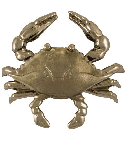 Large Nickel Silver Crab Door Knocker, Michael Healy MH1153