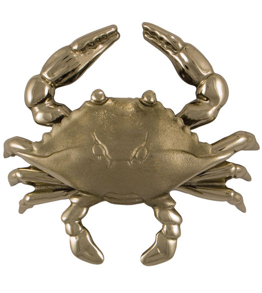 Large Nickel Silver Crab Door Knocker, Michael Healy MH1153