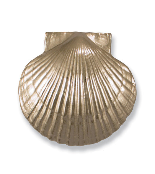 Bay Scallop Door Knocker in Silver Nickel, Michael Healy MHS32