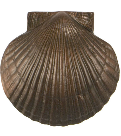 Bay Scallop Door Knocker in Oiled Bronze, Michael Healy MHS33