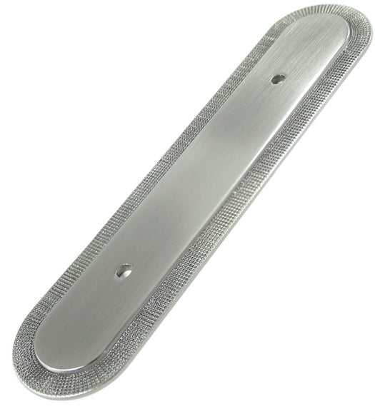 Oblong Vanilla Guerlain Cabinet Knob Backplate, MNG 169