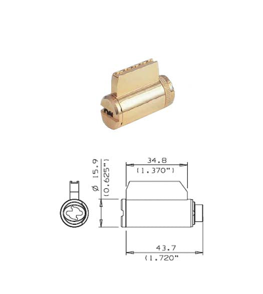 Schlage F-Series Door Knob Mul-T-Lock Security Lock Cylinder