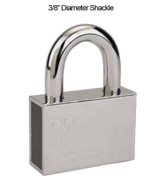 Mul-T-Lock Security Padlock with 3/8 Diameter Shackle