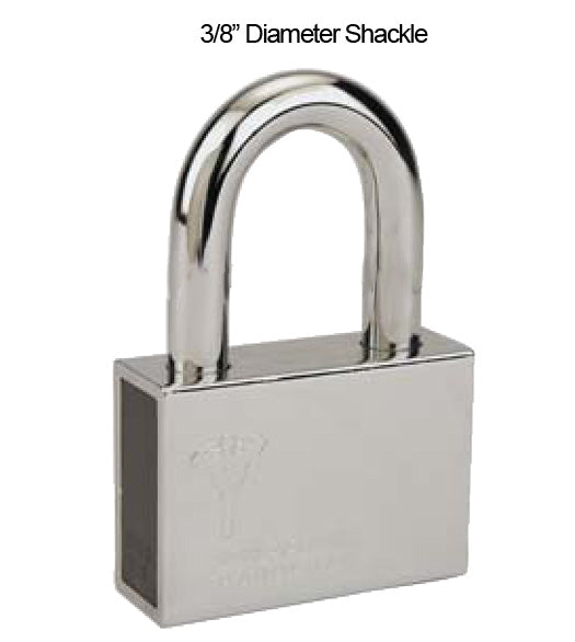 Mul-T-Lock Security Padlock with 3/8 Diameter Shackle, 2-1/2 Inch Clearance