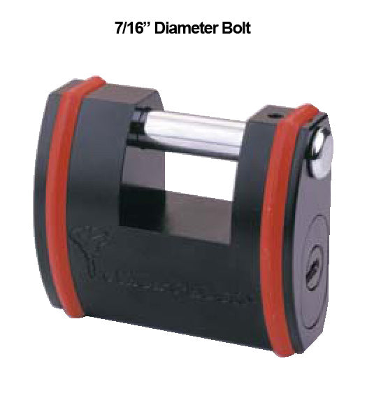 Doorware.com Mul-T-Lock Heavy Duty Padlock With 7/16 Sliding Bolt