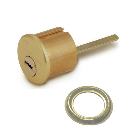 High Security Rim Cylinder with Horizontal Tail Piece, Mul-T-Lock 206SP-RIM1HT-xx