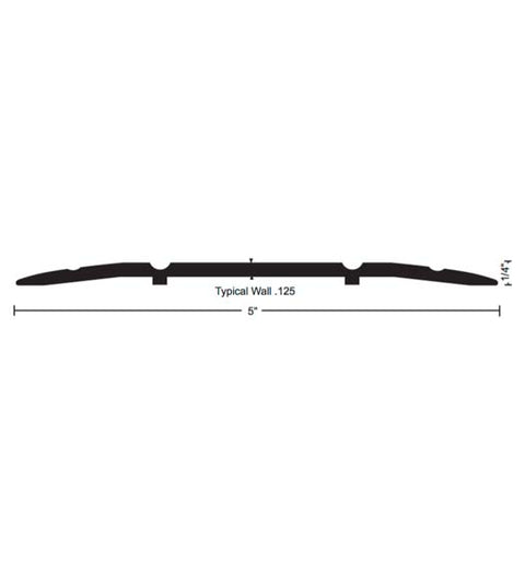 5 x 1/4 x 48 Saddle Threshold, NGP 513-48