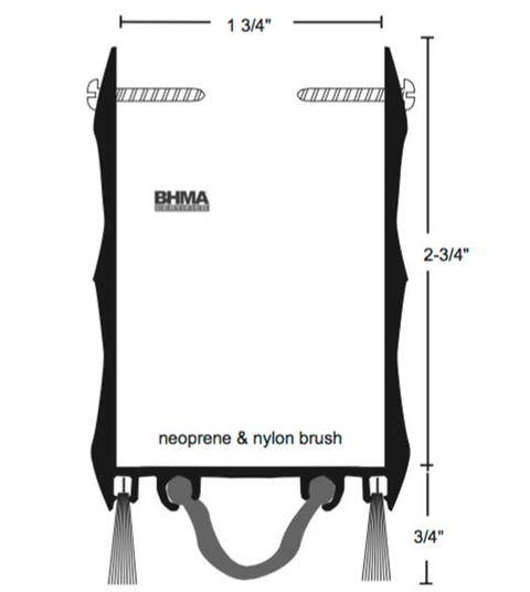 2-3/4 x 48 Door Shoe, NGP 99NWHA-48