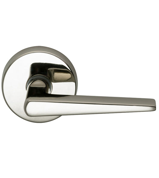 Sleek Brass Leverset with Round Rose, Omnia 171/00