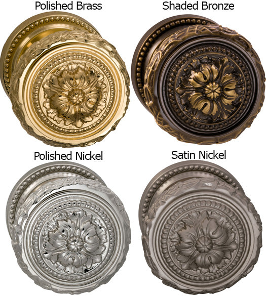 Doorware.com Floral Knob with Beaded Rose, Omnia 260/00