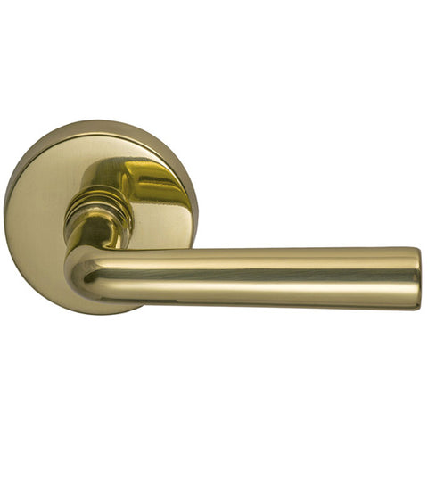 Chic Solid Brass Lever with Round Rose, Omnia 368/00
