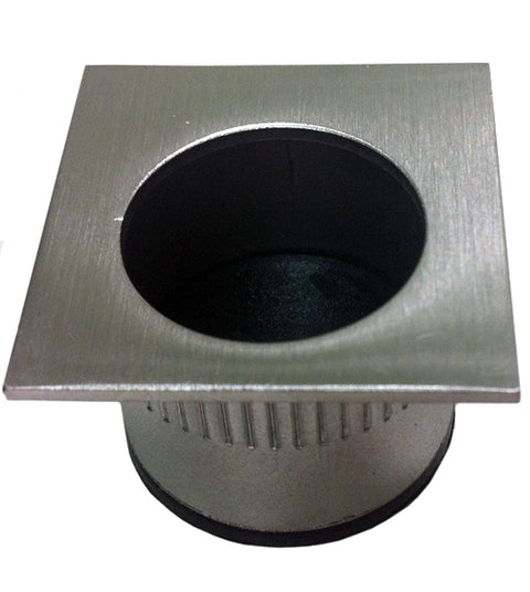 Square Brushed Stainless Steel Fingertip Edge Pull, Omnia 3919-US32D