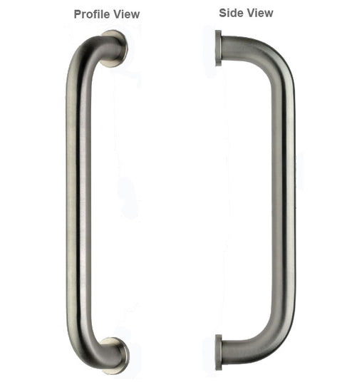 16 Inch Stainless Steel Door Pull, Omnia 4010/500-US32D
