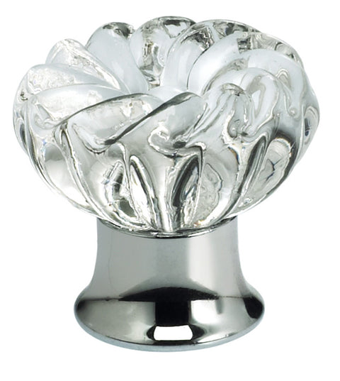 Doorware.com Romantic Colored Glass Cabinet Knob, Omnia 4341