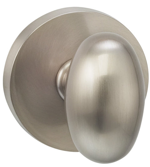 Egg Knob With Modern Round Rose, Omnia 434MD