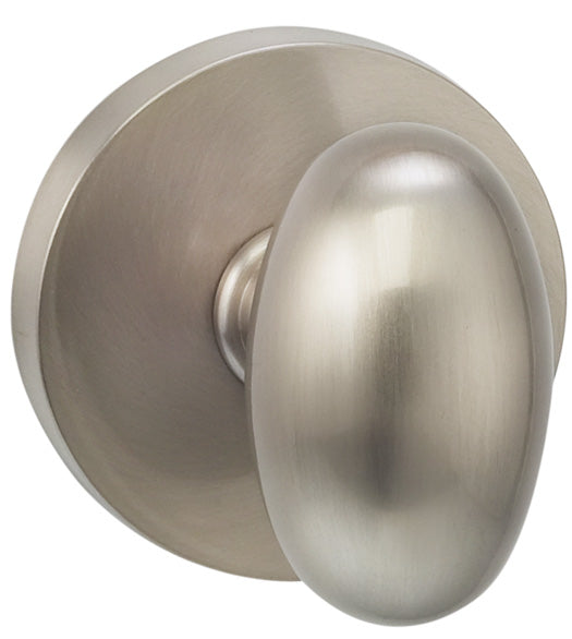 Egg Knob With Modern Round Rose, Omnia 434MD