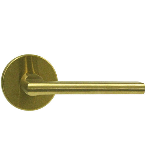 Doorware.com Sleek PVD Stainless Steel Door Lever Set, Omnia #43PVD