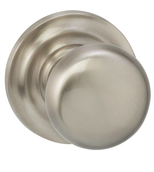 Classic Half Round Knob With Round Rose, Omnia 458TD