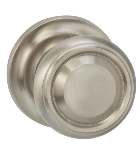 Traditional Beveled Edge Half Round Knobset, Omnia 565TD