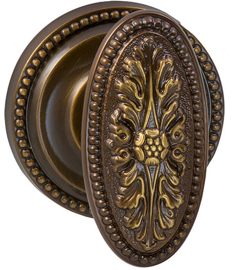 Doorware.com Floral Oval Knobset, Omnia 59/00