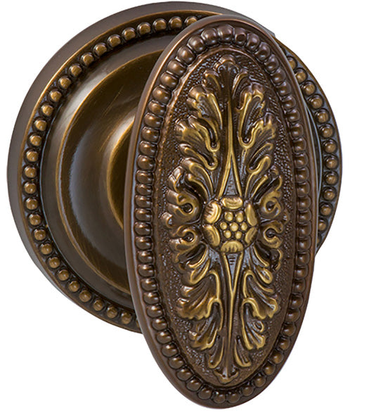 Doorware.com Floral Oval Knobset, Omnia 59/00