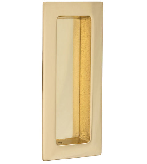 4 Inch Springfield Rectangular Flush Pull, Omnia 653