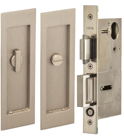 7 Inch Pocket Door Privacy Set, Omnia 7035/L