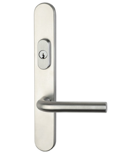 Doorware.com Rounded American Cylinder Patio Door Trim Set, Omnia 73000ACA