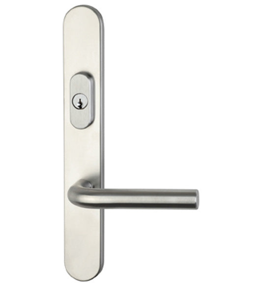 Doorware.com Rounded American Cylinder Patio Door Trim Set, Omnia 73000ACA