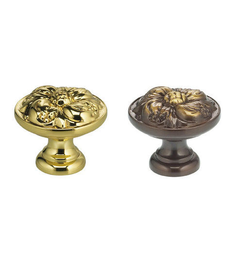 Floral Cabinet Knob, Omnia 7434
