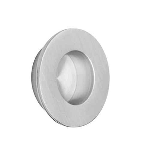 2 Inch Round Brushed Stainless Steel Flush Pull, Omnia 7501/51