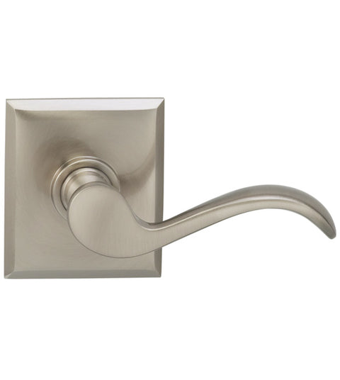 Scroll Lever with Rectangular Rose, Omnia 895RT
