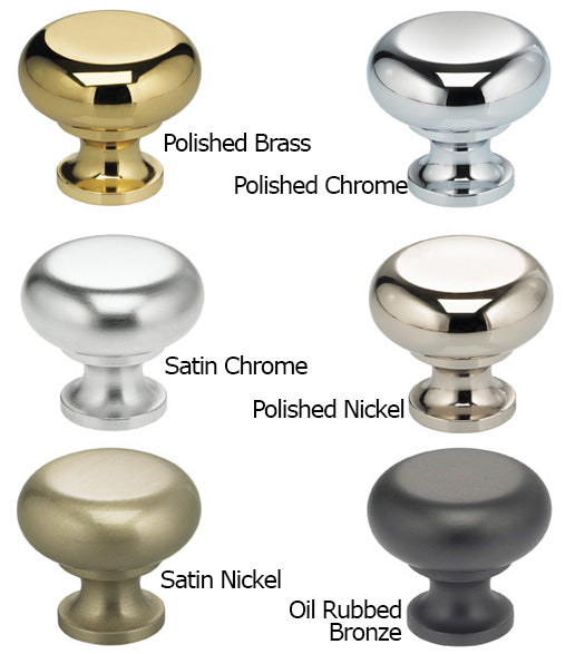 Simple Cabinet Knob, Omnia 9100/31