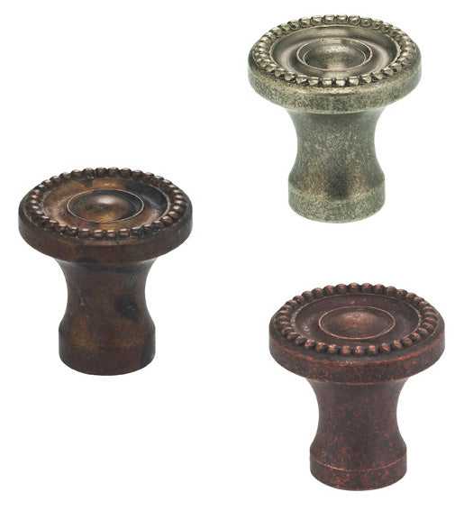 Doorware.com Beaded Vintage Finish Cabinet Knob, Omnia 9430/32