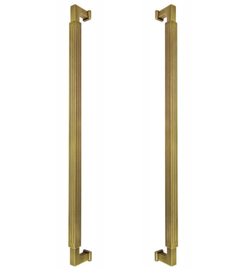 Back-to-Back Reed Door Pulls, Pair, Omnia BTB-9031P