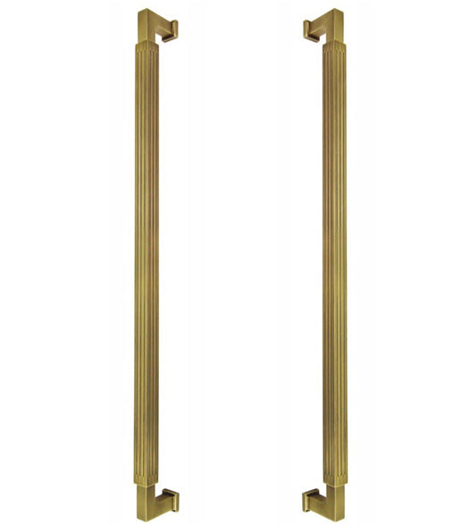 Back-to-Back Reed Door Pulls, Pair, Omnia BTB-9031P