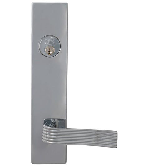 Doorware.com Retro Chrome Lever Entry Lockset, Omnia D12362