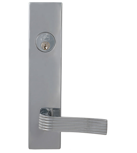 Doorware.com Retro Chrome Lever Entry Lockset, Omnia D12362