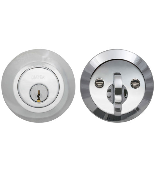 Modern Single Cylinder Door Deadbolt, Omnia MODDB