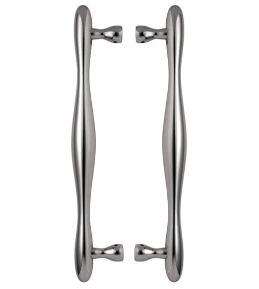 Doorware.com 15 Inch Contoured Stainless Shower Door Pulls, Pair, Omnia SD-726/300