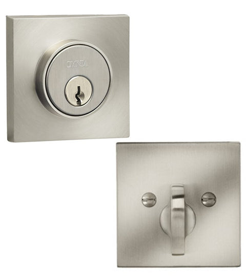 Modern Square Deadbolt, Omnia SQRDB