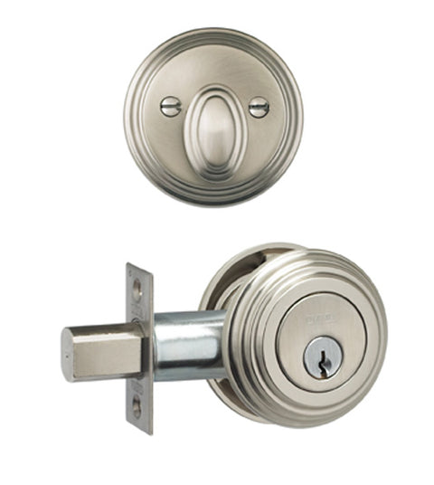Traditional Round Single Cylinder Deadbolt, Omnia TRADDB