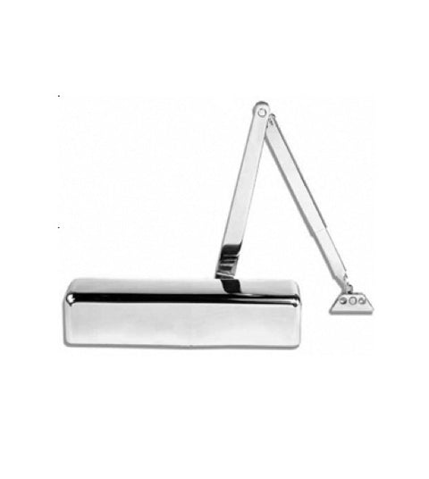 Grade 1 Brushed Chrome Door Closer, PDQ 5101-BCPA-626