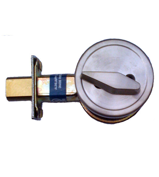 Commercial One-Sided Deadbolt With Exterior Plate, PDQ KV125BK-626
