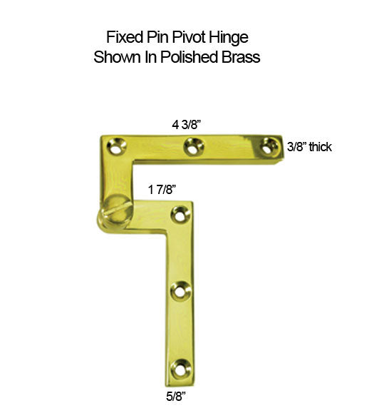 Heavy Duty Pivot Hinge for Doors Up to 200 LBS, Deltana PH60