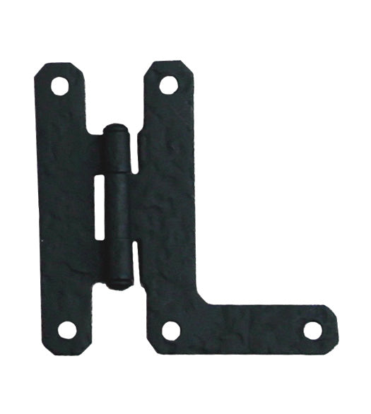 3 Inch Rough Iron H-L Cabinet Hinges, Acorn RH3BQ