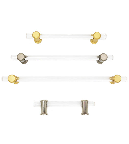 Radiance Clear Acrylic Cabinet Pull, RK International CP-470