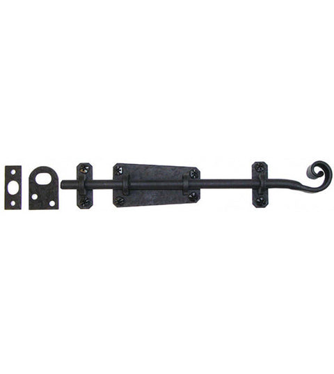9-3/4 Inch Swirled Slide Bolt, Acorn RL6BP