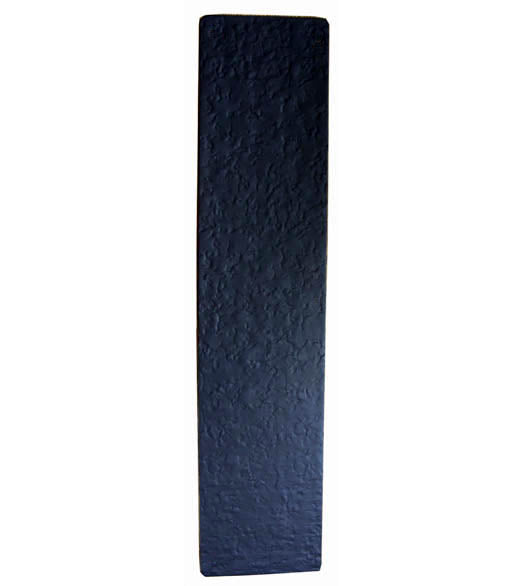 15 Inch Black Iron Push Plate, Acorn RMLBP