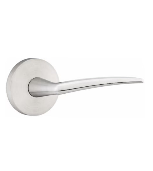 Stainless Steel Poseidon Lever with Disk Rose, Emtek S30002PO